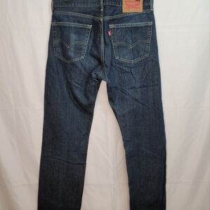 Levi's Men's Straight Jeans - Dark Blue